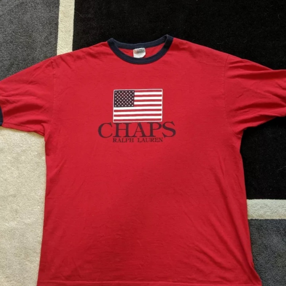 Vintage Chaps Ralph Lauren T Shirt Size Large